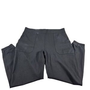 Spanx On-the-Go Jogger Pants Black Plus Size 3X Tall Smoothing Ponte Pull On